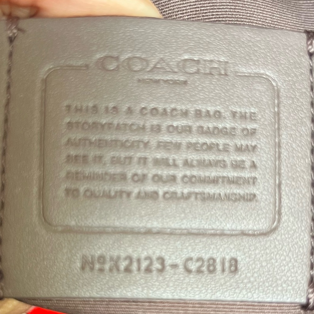 Coach Val Tan Leather Duffle  Crossbody Bag - Picture 8 of 10